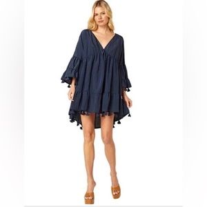 Misa Los Angeles Mahtab Dress in Navy